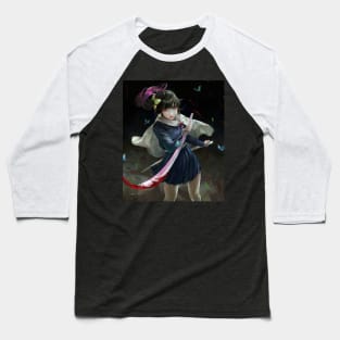 Swordswoman Master Kanao Baseball T-Shirt